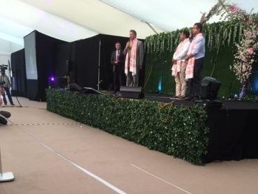 The Lord-Lieutenant gives a speech at Janmashtami festival at The Bhaktivedanta Manor