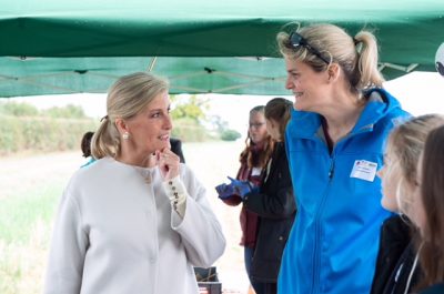 HRH The Countess of Wessex visits Annabel’s Farm