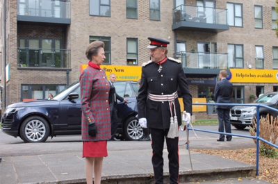 HRH The Princess Royal opens the new CAB in South Oxhey