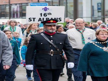 District Scouts St. Georges day Parade 2019