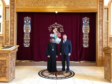 Lord-Lieutenant meets ArchBishop Angaelos of the Coptic Community