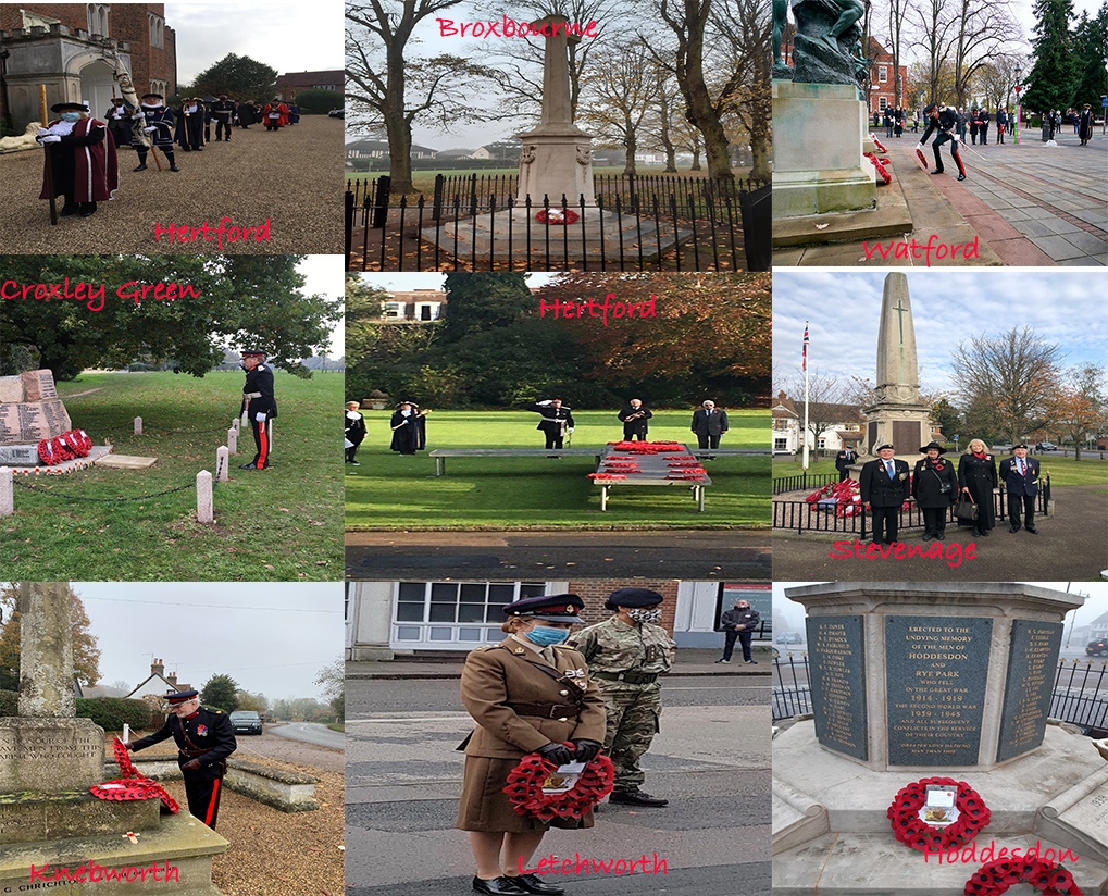 Hertfordshire Lieutenancy Remembrance 2020