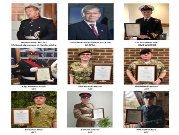 The Hertfordshire Lord-Lieutenant’s Meritorious Service Awards 2021