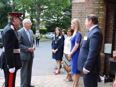 Duke of Gloucester tours and praises Watford charities