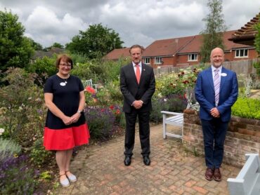 Lord-Lieutenant visits the renovated Grove House in St Albans