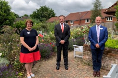 Lord-Lieutenant visits the renovated Grove House in St Albans