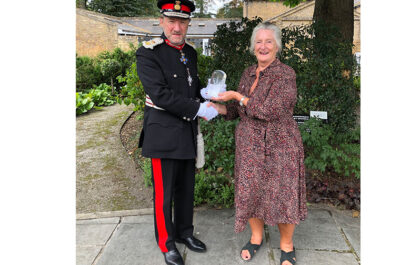 The Lord-Lieutenant Presents Future Living with the Queens Award for Voluntary Service