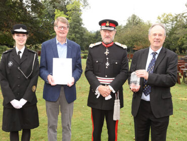 Ver Valley Society presented with the QAVS Award