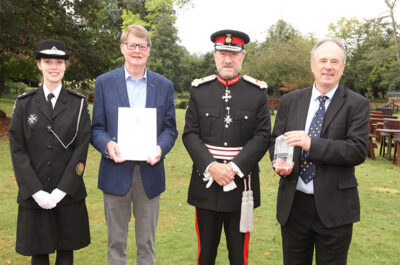 Ver Valley Society presented with the QAVS Award