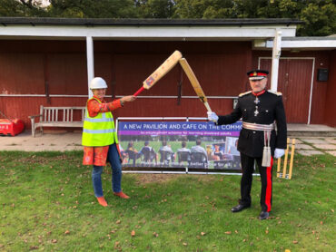 Rebuilding of the Pavilion on Chorleywood Common.
