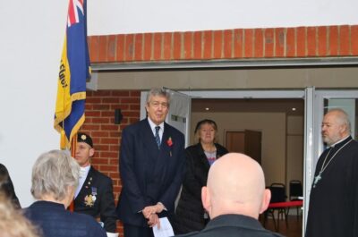 Lord Charles Cecil DL Opens new Hall of the Potters Bar Royal British Legion Branch