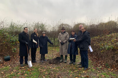 The Association of Jewish Refugees Planting Trees in Cassiobury Park