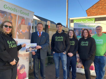 Lord-Lieutenant Visits Goods for Good Charity in Watford