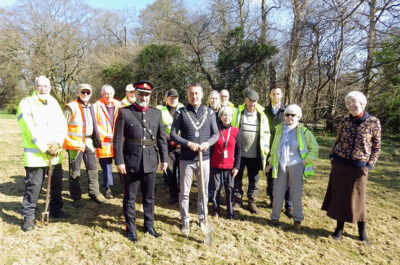 Planting of 20 trees at Batchwood Golf Course for the Queen’s Jubilee