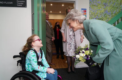 Duchess of Gloucester visits Bobath Centre in Watford