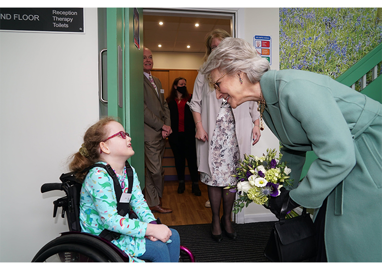 Duchess of Gloucester visits Bobath Centre in Watford