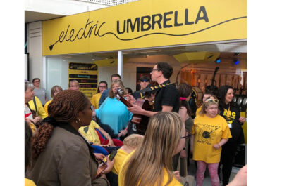 Opening of the Electric Umbrella shop in Hemel Hempstead
