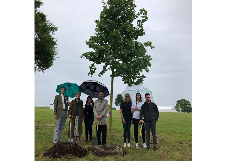 County Show Ground Planting a tree for the QGC