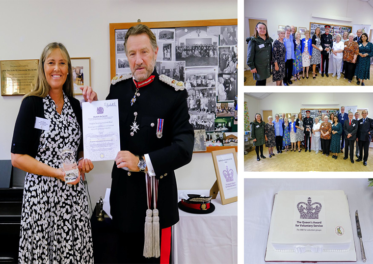 Watford Blind Centre presented with the Queen’s Award for Voluntary Service