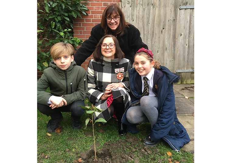 Two Cherry Trees Planted at Little Heath Primary School