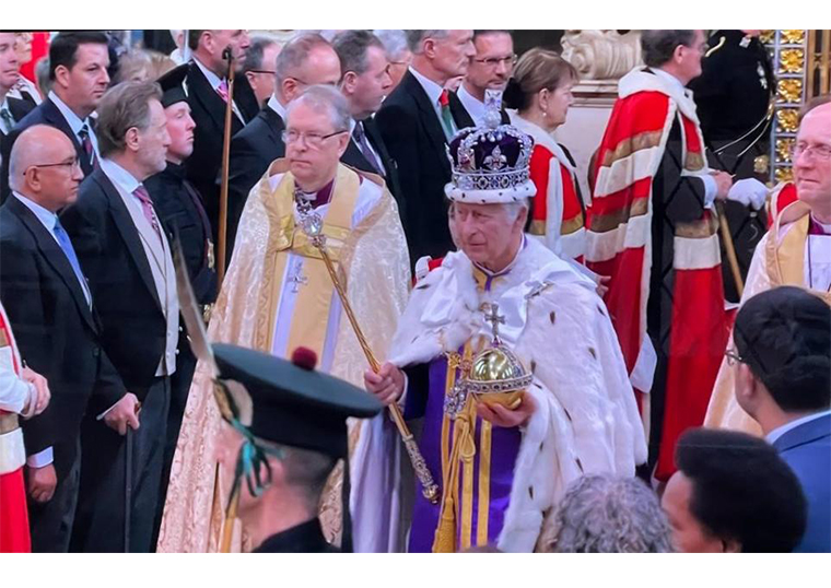 The Lord-Lieutenant of Hertfordshire attending the Coronation
