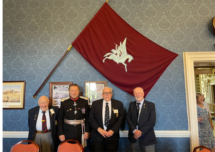 The Lord Lieutenant hosts 60 local veterans at Moorpark mansion
