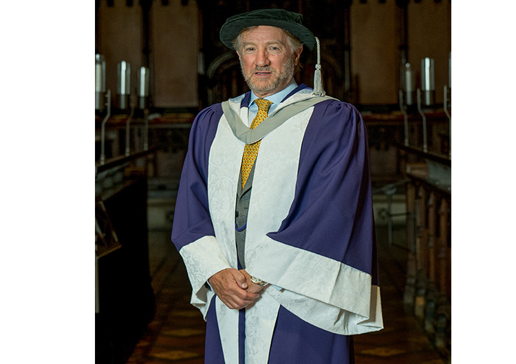 Lord Lieutenant awarded an honorary Doctor of Laws