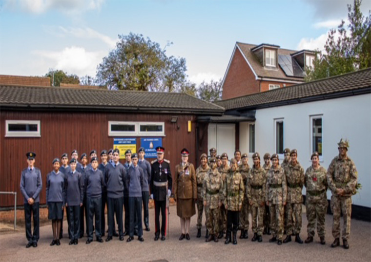 Lord Lieutenant opens the new ATC Detachment Centre in Watford