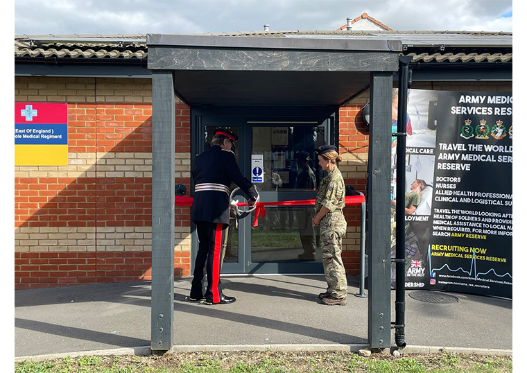 Opening of a new Army Reserve Centre in Hitchin