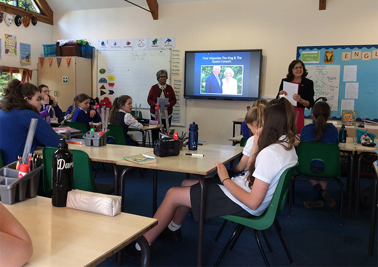 Monarchy and British Values Presentation to St Andrew’s Primary School