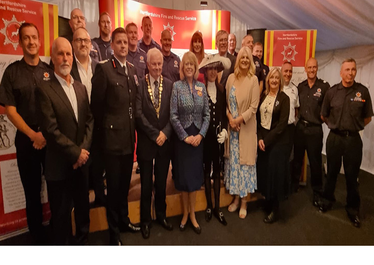 Hertfordshire  Fire & Rescue and Community Protection Long Service Awards