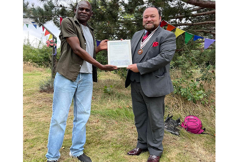 Watford Peace Garden Volunteer Awards Presentation and Prayer Gathering