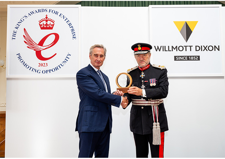 Willmott Dixon presented with another Kings Award