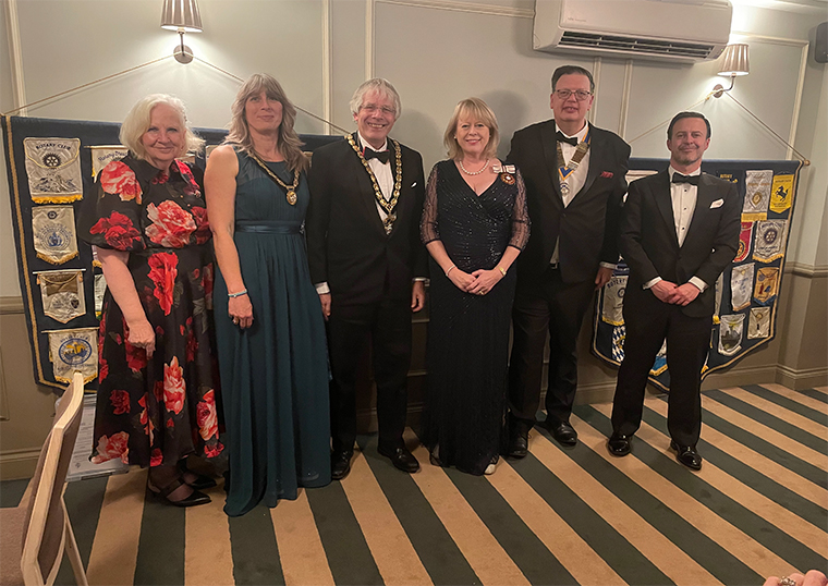 Rotary Club of Stevenage Grange annual President’s Black Tie Ball