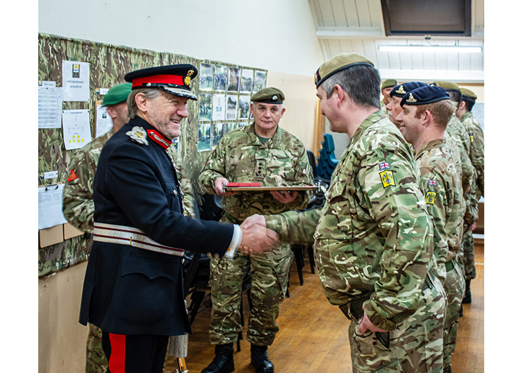 Coronation Medals presentation at RFCA HQ