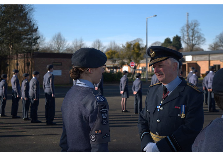 Air Cadets on Parade