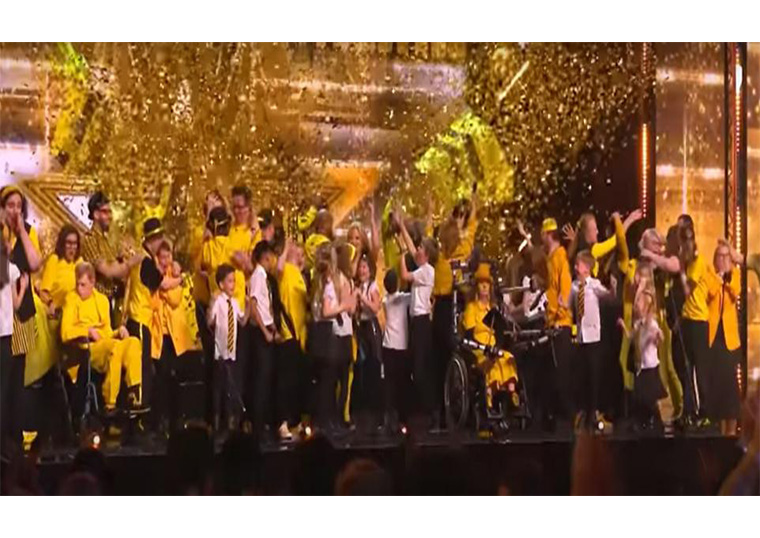 Golden Buzzer for Electric Umbrella on Britain’s Got Talent