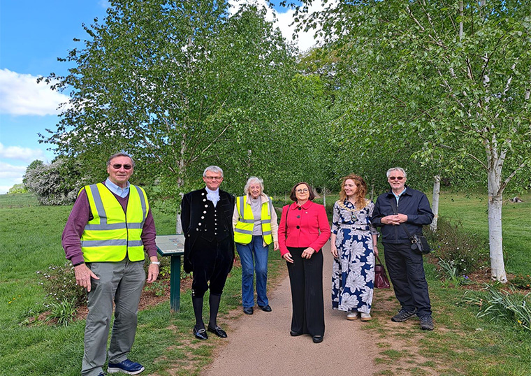Friends of Barclay Park welcome the new High Sheriff of Hertfordshire