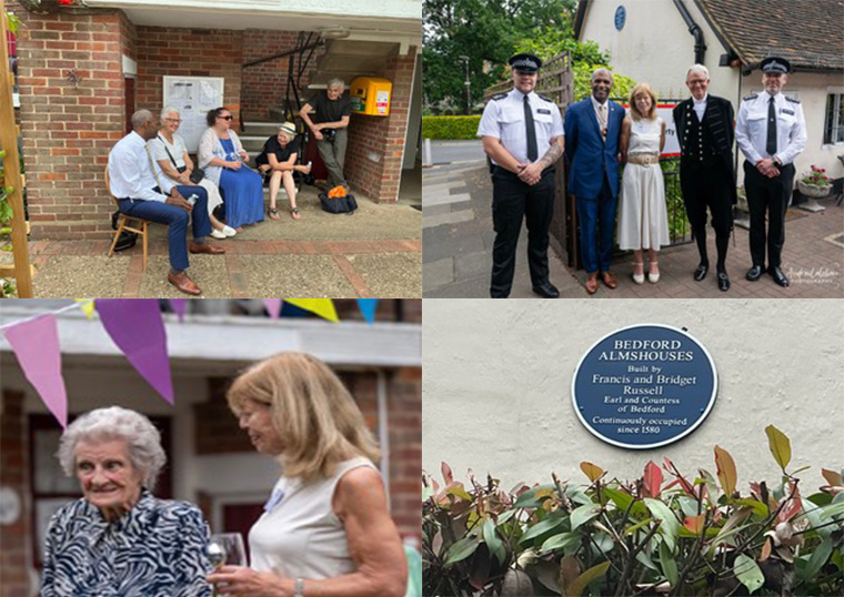 Blue Plaque unveiling commemorates the Almshouses in Watford