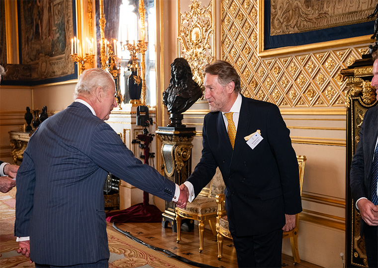 Kings Awards for Enterprise 2025  reception with the King