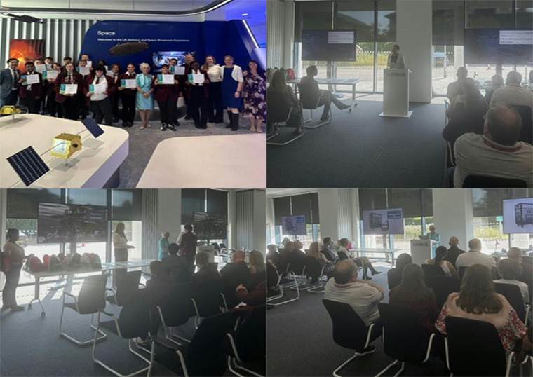 Sele School Pupils complete the Airbus “We Build it Better” Programme
