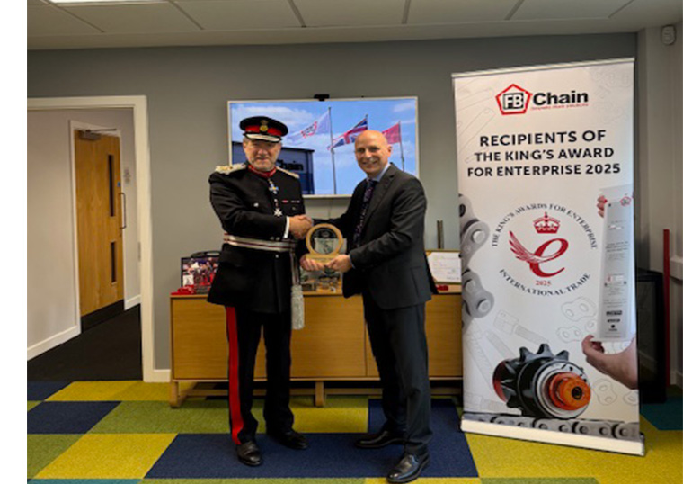 Kings Award for Enterprise presented to FB Chain