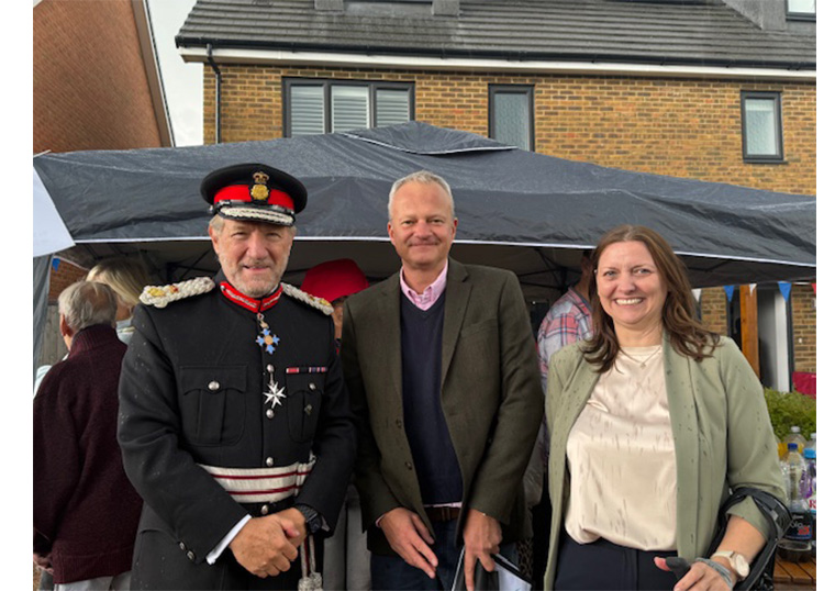 The Lord-Lieutenant opens the new Support Hub at Mencap in Harpenden