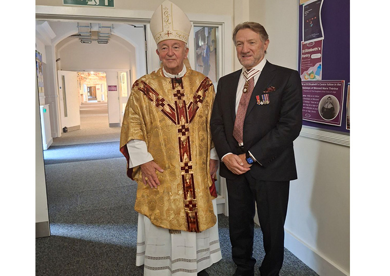 Lord-Lieutenant attends Mass at Saint Elizabeth Centre in Much Hadham