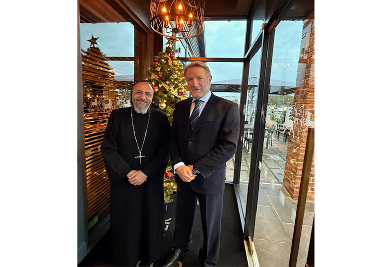 The Lord-Lieutenant meets with Archbishop Angaelos of the Coptic Community
