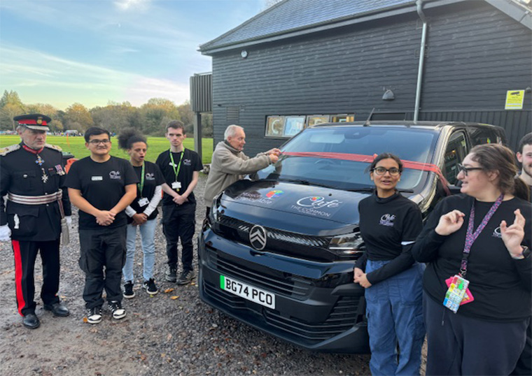 New minibus for Mission Employable in Chorleywood