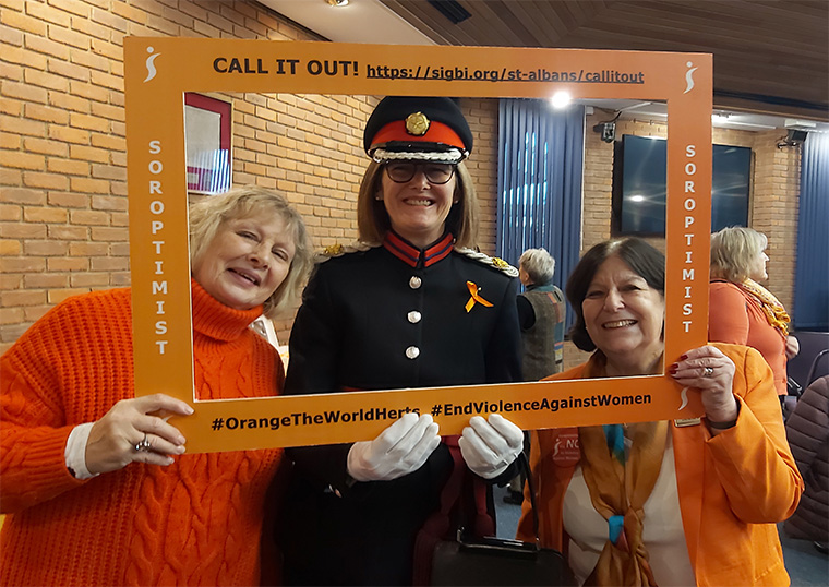 Orange The World Herts Campaign – International Day to End Violence Against Women