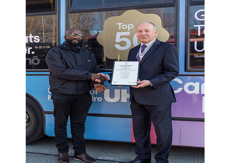 Royal Humane Society Commendation presented to Nana Kyeretwie