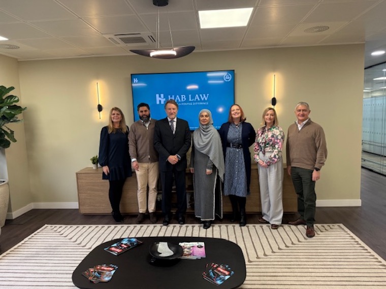 Lord-Lieutenant’s visit to HAB Law in Watford