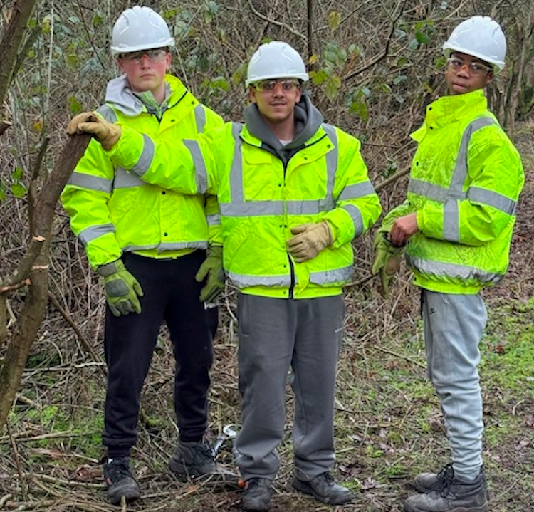 Lord-Lieutenant visits CHEXS in Lee Valley Wood